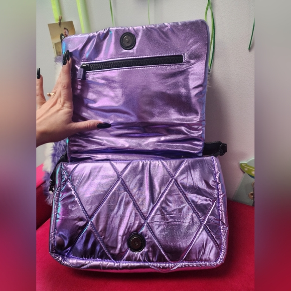 Shawn Killinger x IHKWIP Knotted Shoulder Bag Two Straps Lavender Joy - Picture 2 of 8